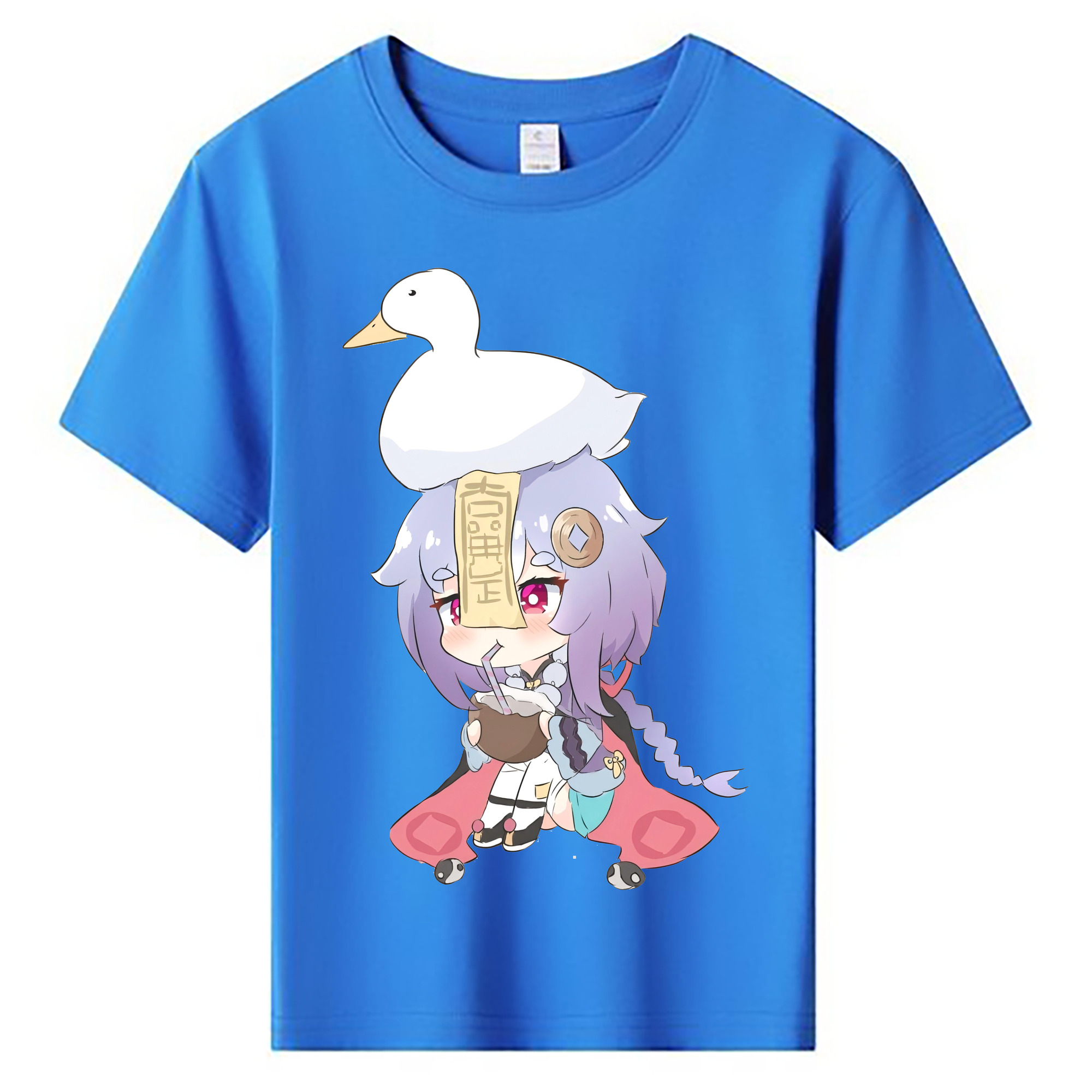 げんし神 七七 なな  genshin Nana 綿100％キッズTシャツ（フロントプリント）